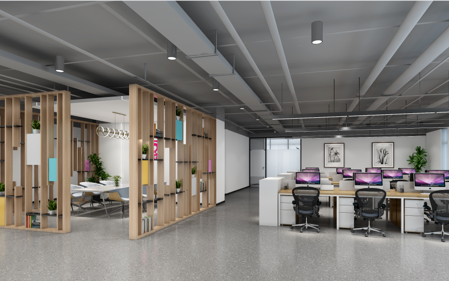 公共辦公室裝修效果圖