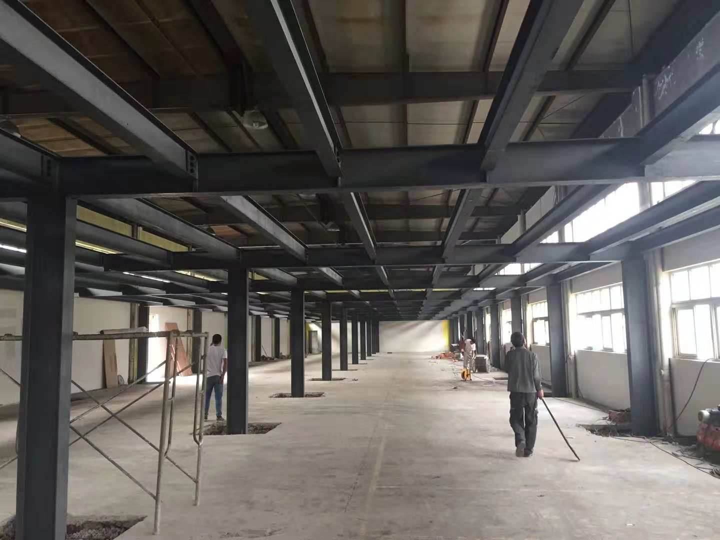 廠房鋼結(jié)構(gòu)夾層搭建實拍圖片