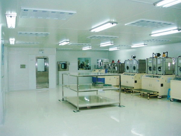晶片生產(chǎn)千級無塵車間